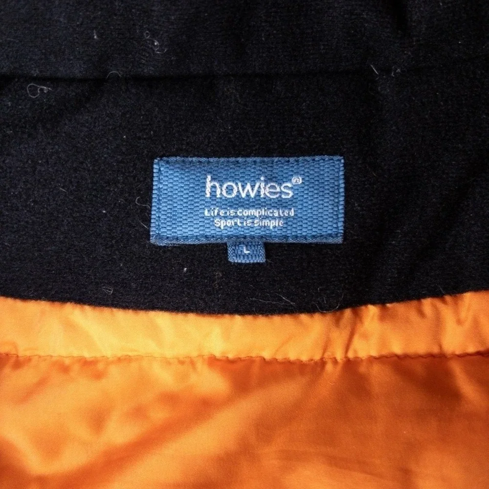 Howies‎ Waterproof Jacket Womens L Brown Quilted Lining Hooded Gorpcore Coat
